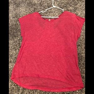 Michael Stars shirt with cute back detail! $20